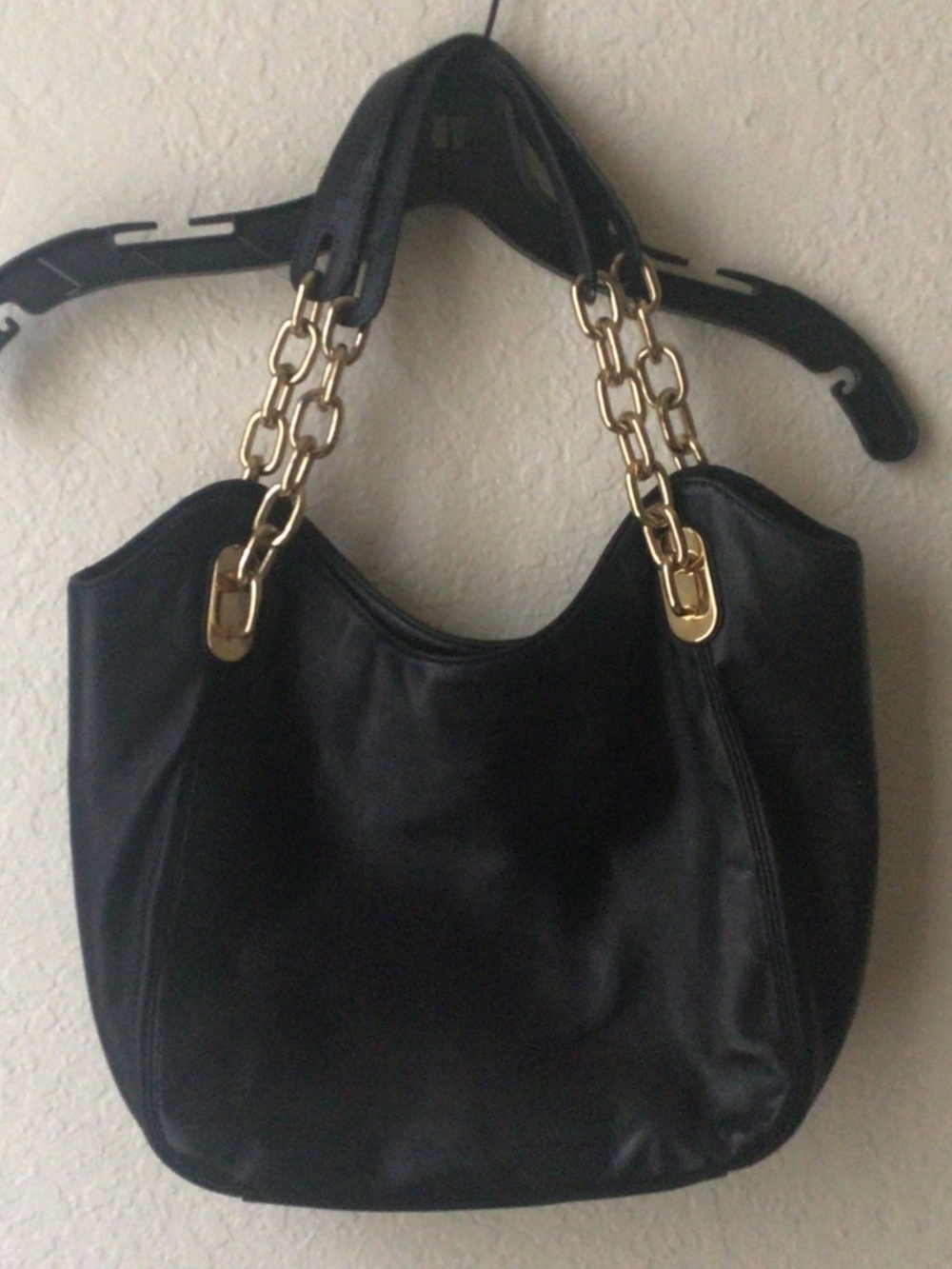 MICHAEL Michael Kors Black leather shoulder bag